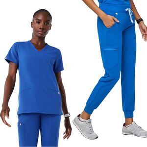 🦋FIGS Scrub Set Royal Blue — LARGE